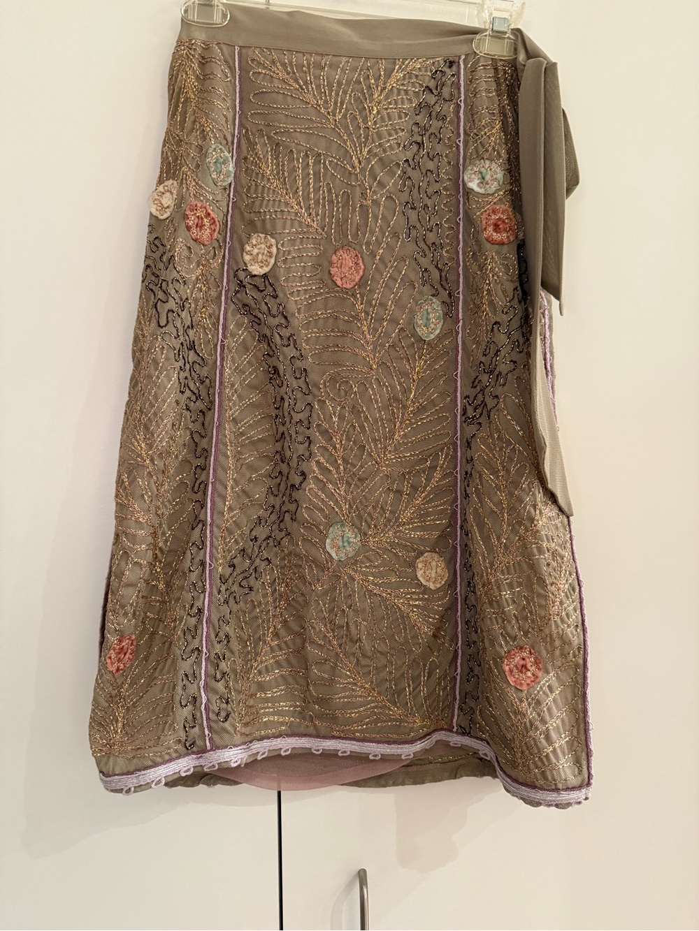 Vintage Laundry by Shelli Segal Beaded Skirt.